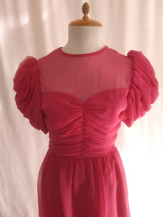 Vintage fuchsia gown