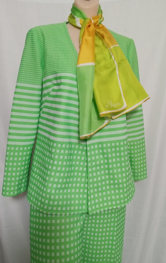 vintage lime suit Gem