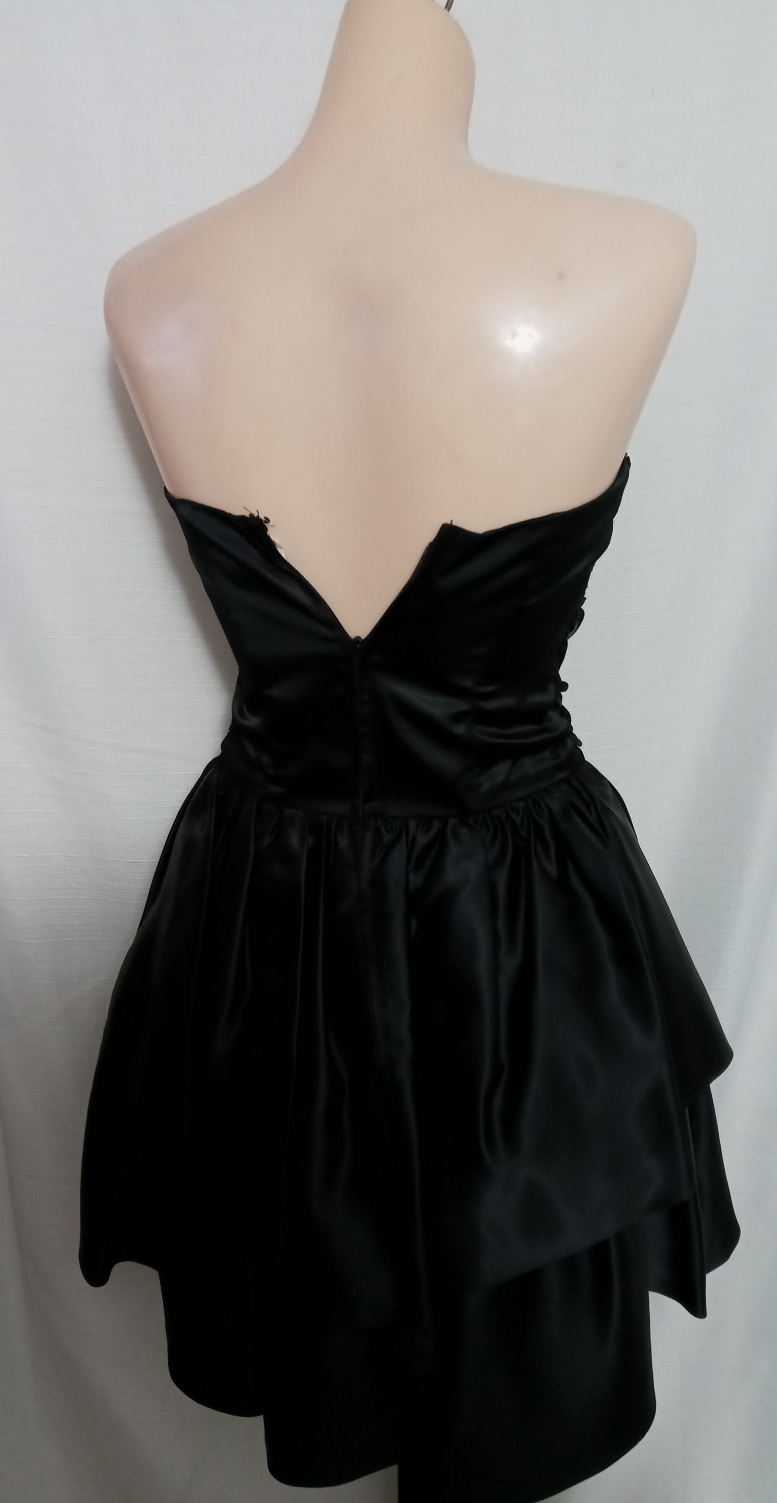 Vintage Black Straps Prom Dress,Black Evening Dress Y6203