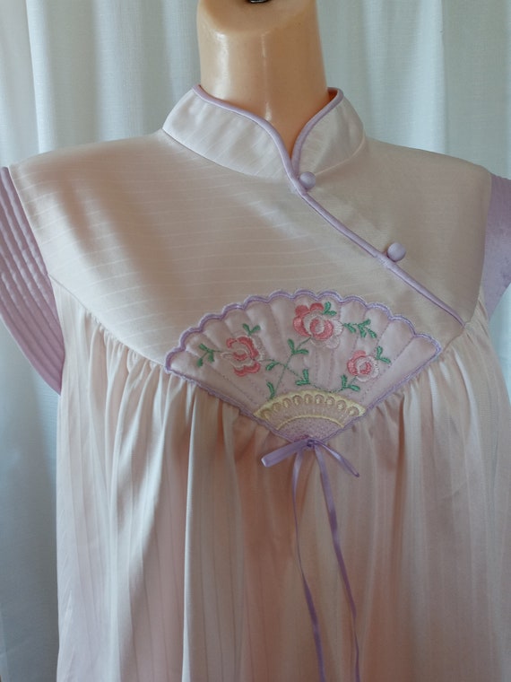 Vintage peach and lavender pajama set