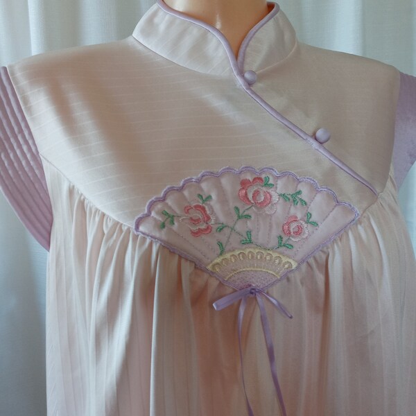 Vintage peach and lavender pajama set