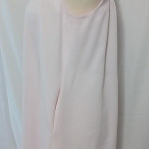 Vintage pale pink sleeveless house dress image 5