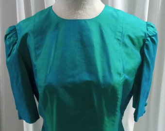 Vintage green mermaid dress