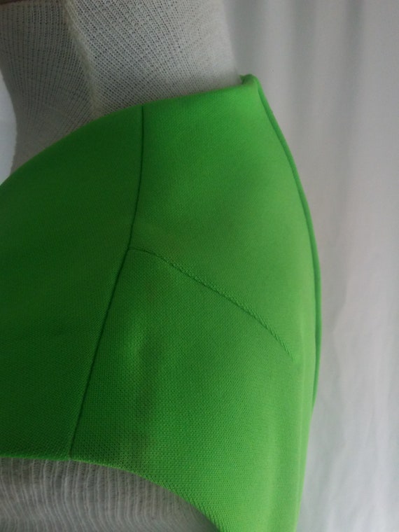 Vintage spring green sleeveless dress - image 4