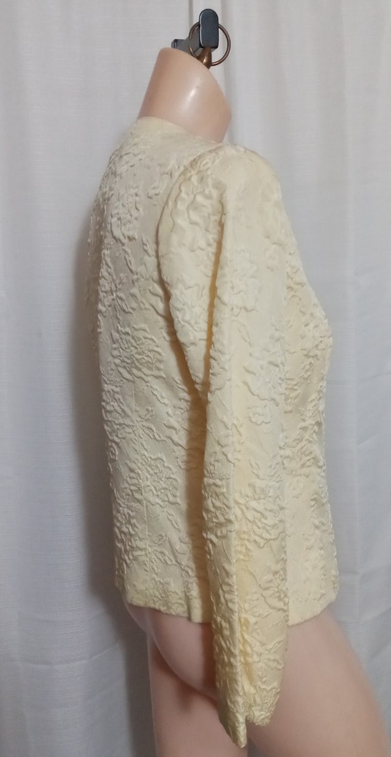 Vintage yellow wrap jacket - image 9