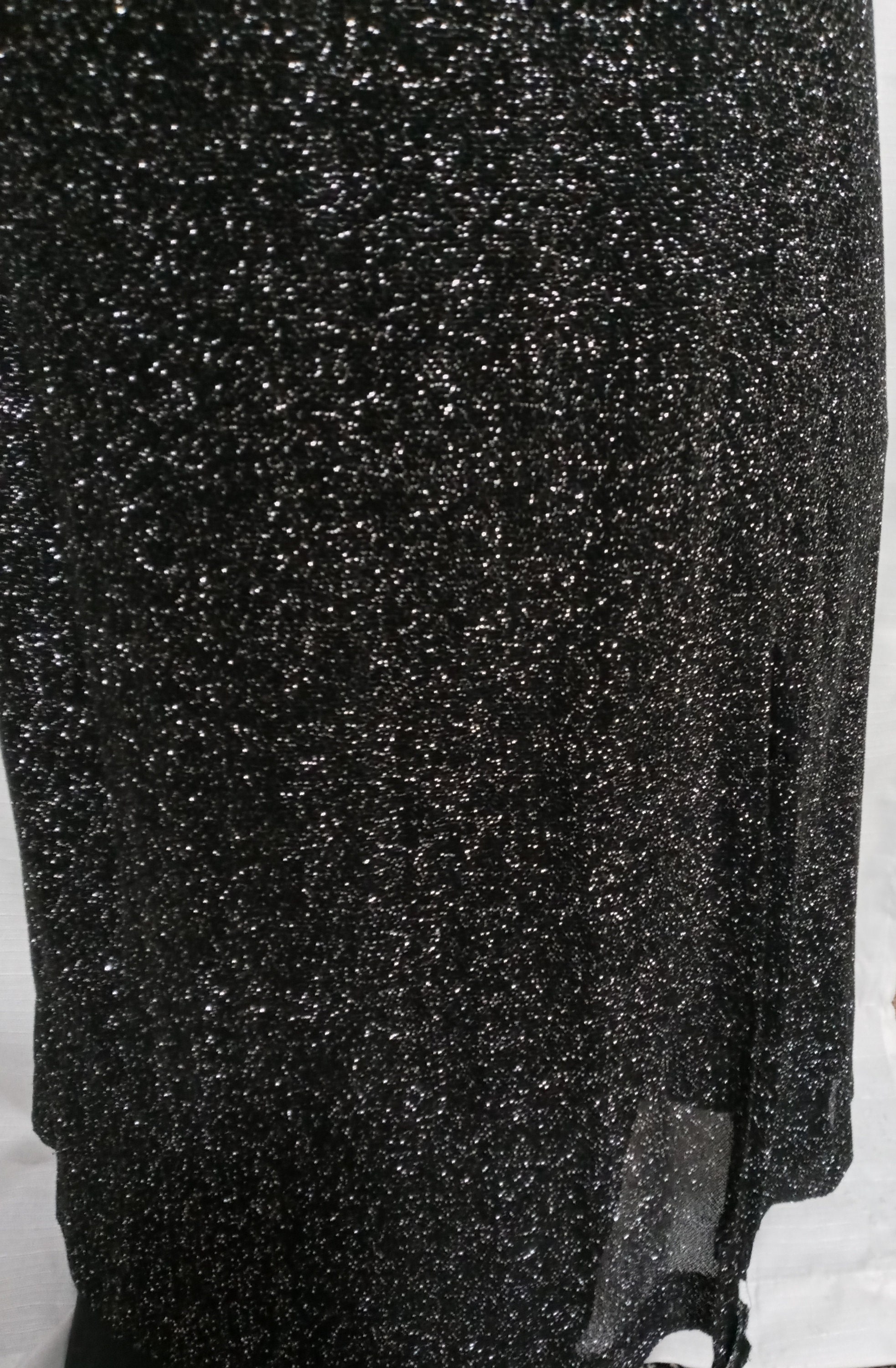 50’s Sandra Sage Metallic Gold Lame Halter Evening Dress