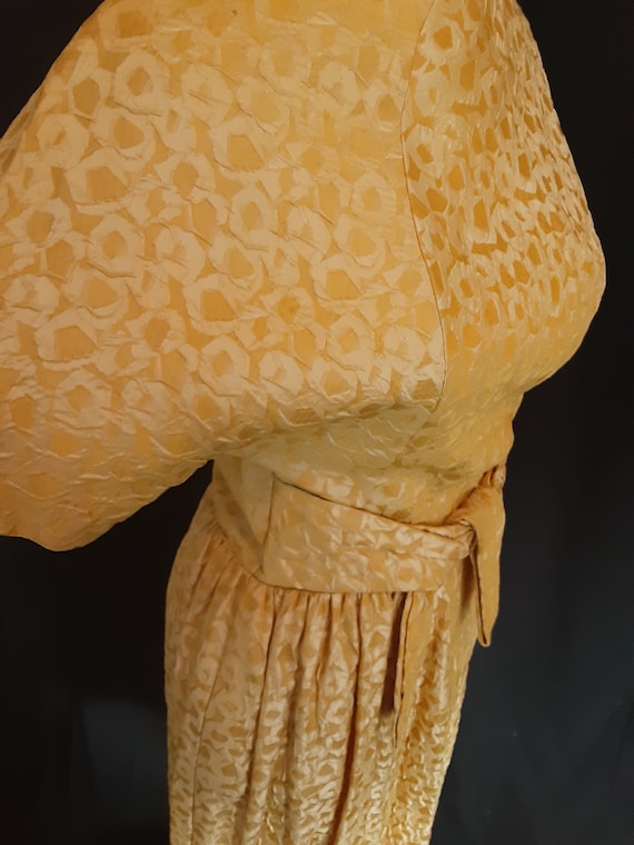 Vintage saffron yellow dress Gem