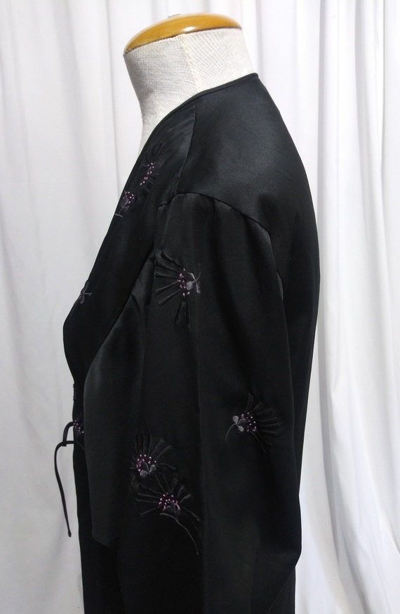 Vintage black and purple robe - image 8