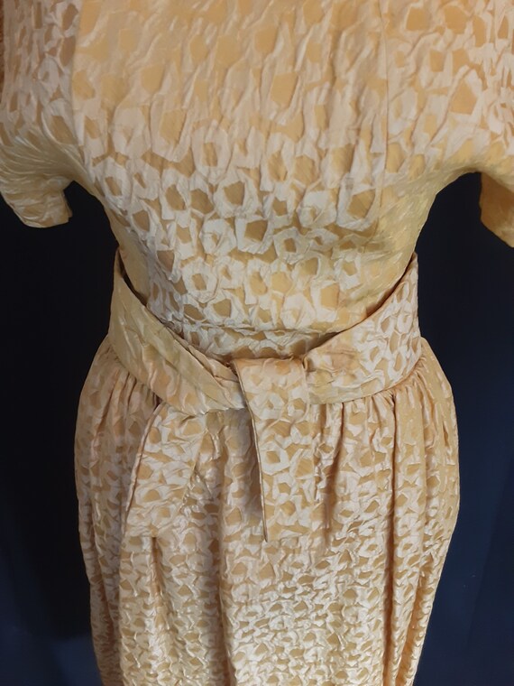 Vintage saffron yellow dress Gem