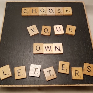 INDIVIDUAL SCRABBLE LETTERS , Single Wooden Scrabble Letters, £1.50 -  PicClick UK