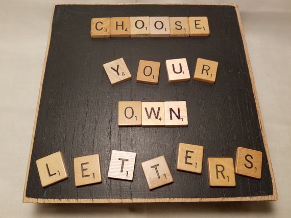 Individual Single Scrabble Letter Tiles Pick Choose Your Letters Craft  Supplies Project Wedding Jewelry 
