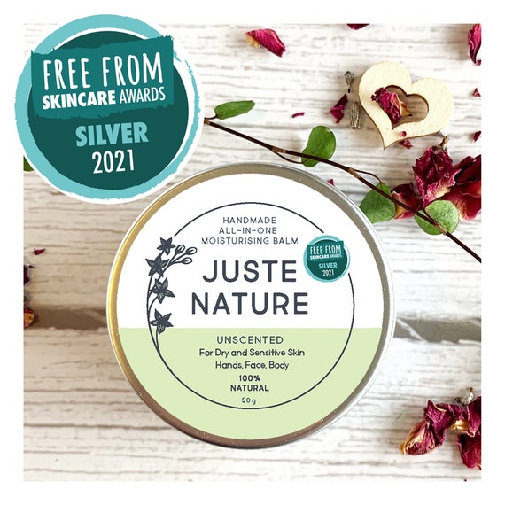 Unscented All-In-One Moisturising Balm,Award Winning Skincare, Natural and Organic Balms, Fragrance Free,Eczema,Psoriasis,Free From