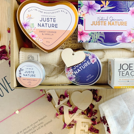 Handmade Eco Friendly Love More Gift Set- Natural and Organic skincare and handcrafted products, handmade in the U.K