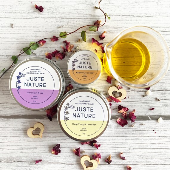Mini Self-Care Gift Set For Her and Him- Natural and Organic handmade skincare