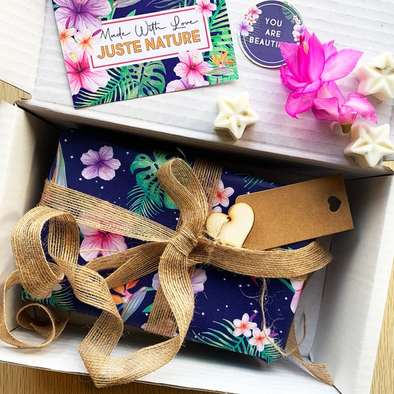 Handmade Love And Care Gift Set For Her- Beautifully handcrafted and gift wrapped, Eco Friendly Natural Skincare Gift Set for her