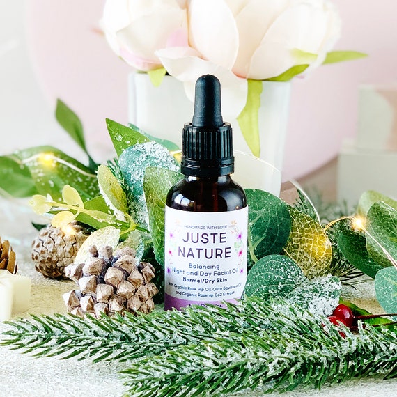 Balancing Facial Oil for all skin types- Helps balance and soothe normal to dry, sensitive/acne prone skin- Natural and Organic Oils