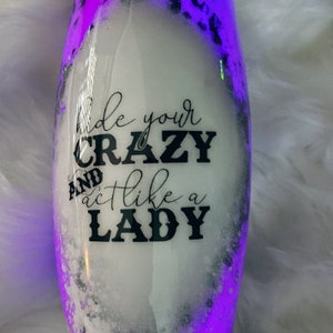 Hide Your Crazy & Act Like a Lady PNG, SVG, Digitaler Download Bild 2