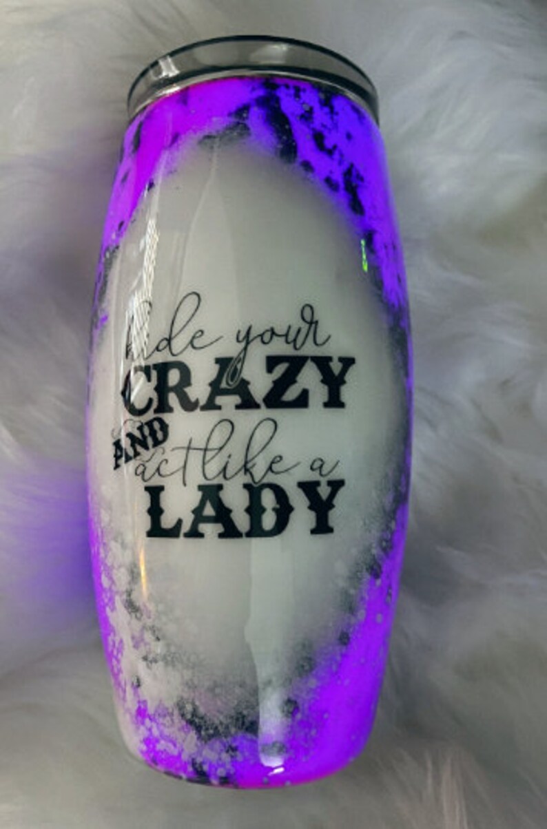 Hide Your Crazy & Act Like a Lady PNG, SVG, Digitaler Download Bild 2