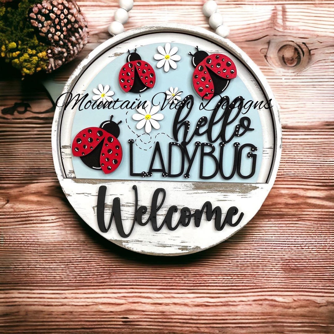 DIY, Interchangeable, Welcome Door/wall Hanger, Unfinished Blanks ...