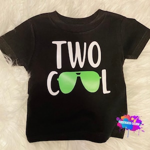 Two Cool Birthday Shirt, Birthday Shirts, Birthday Gift, Girl and Boy Birthday Shirts, Toddler Shirts