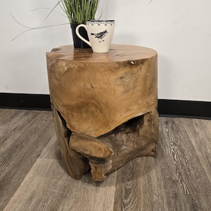 Teak Root Side Table