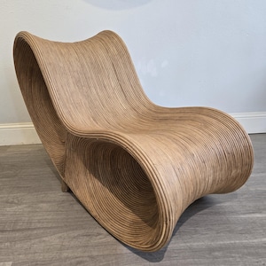 Natural Rattan Infinity Chair