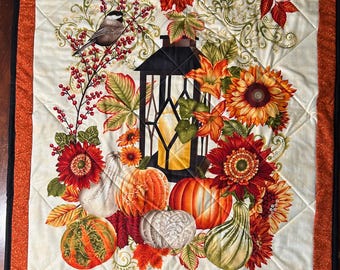 Autumn / Fall Table Topper -  Quilted