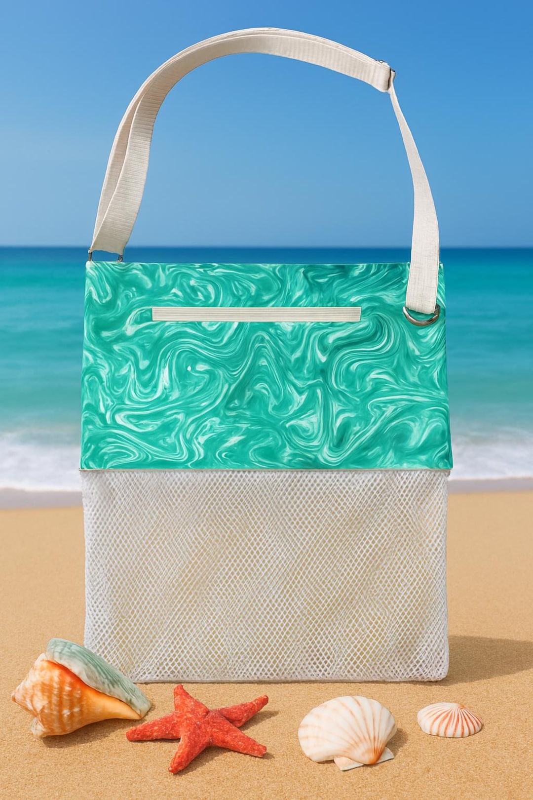Deluxe Mesh Shell Collecting Beach Bag - Etsy