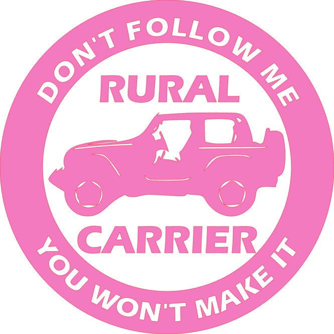 Rural Carrier Jeepers Decal - Etsy