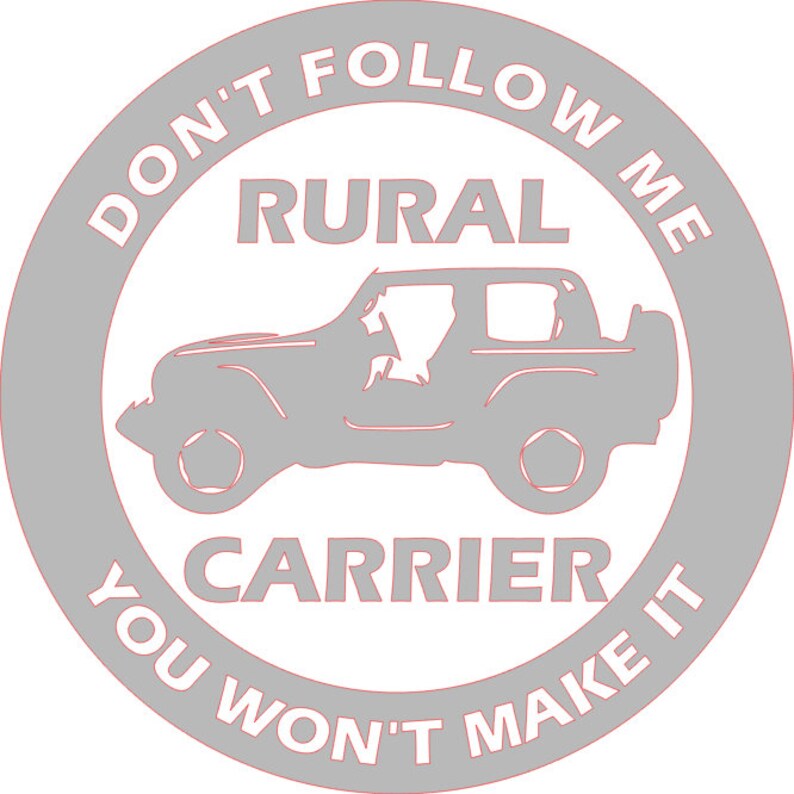 Rural Carrier Jeepers Decal - Etsy