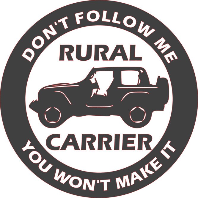 Rural Carrier Jeepers Decal - Etsy