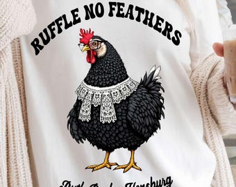 Homestead Chicken Lawyer - RBG Chicken Shirt: Ruth Bader Hensburg Tee - Funny Farmhouse Gift