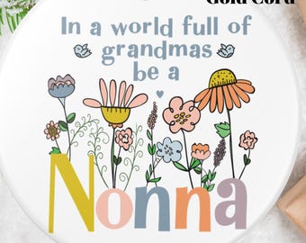 Nonna Christmas Ornament – Gift for Nonna Grandmother from Grandkids