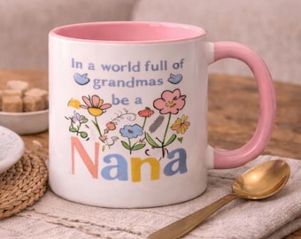 Floral Nana Coffee Mug | Mother's Day Gift