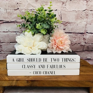 decorative chanel book decor