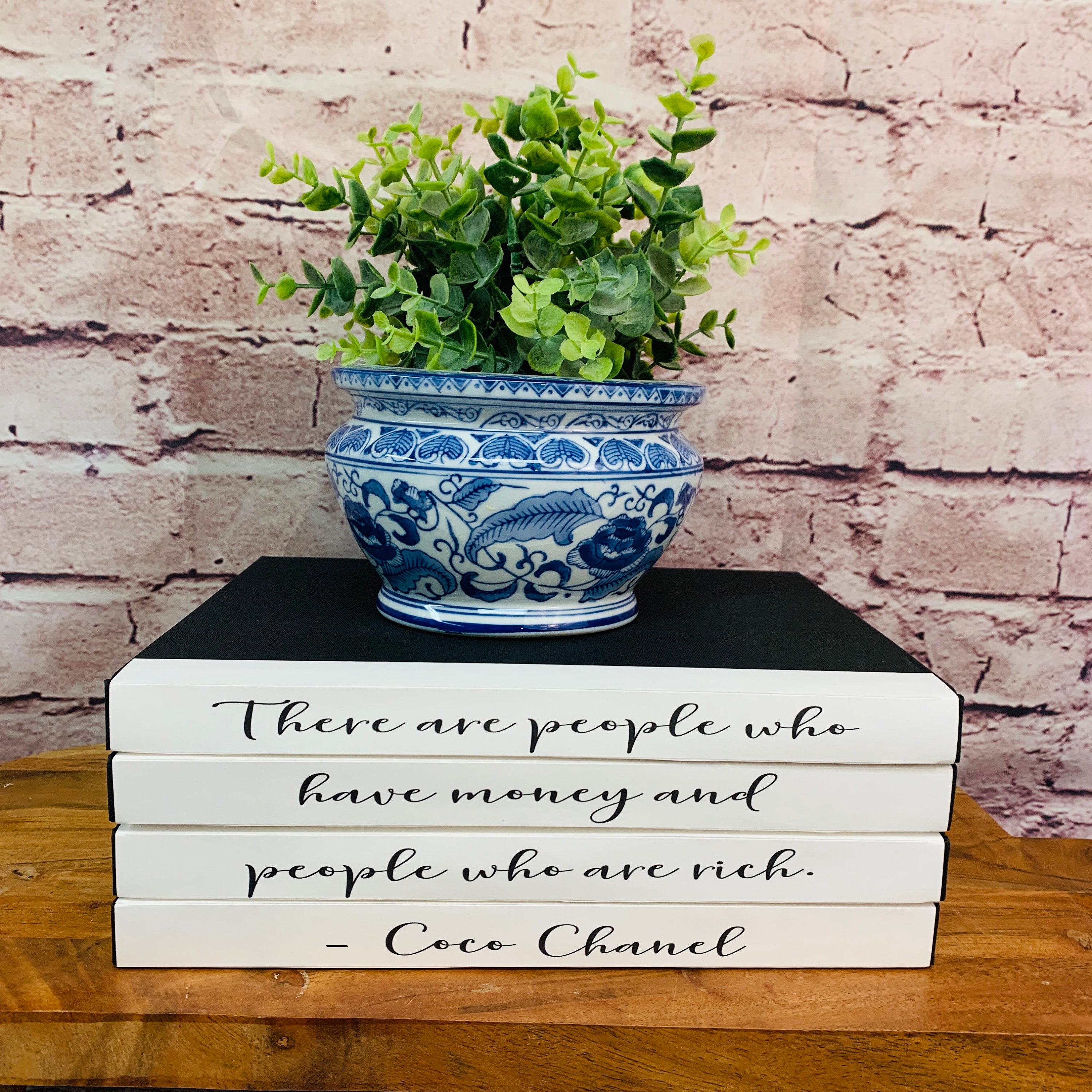 Buy Coco Chanel, Decorative Quote Book Set, The Best Things in