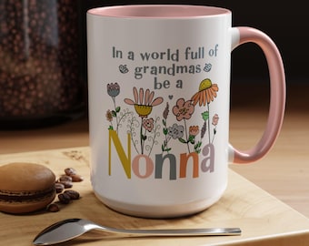 Floral Nonna Coffee Mug | Mother's Day Gift