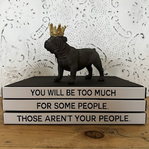 Custom Quote Book Stack: Minimalist Coffee Table Decor 画像 1