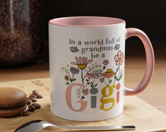 Floral Gigi Coffee Mug | Mother's Day Gift