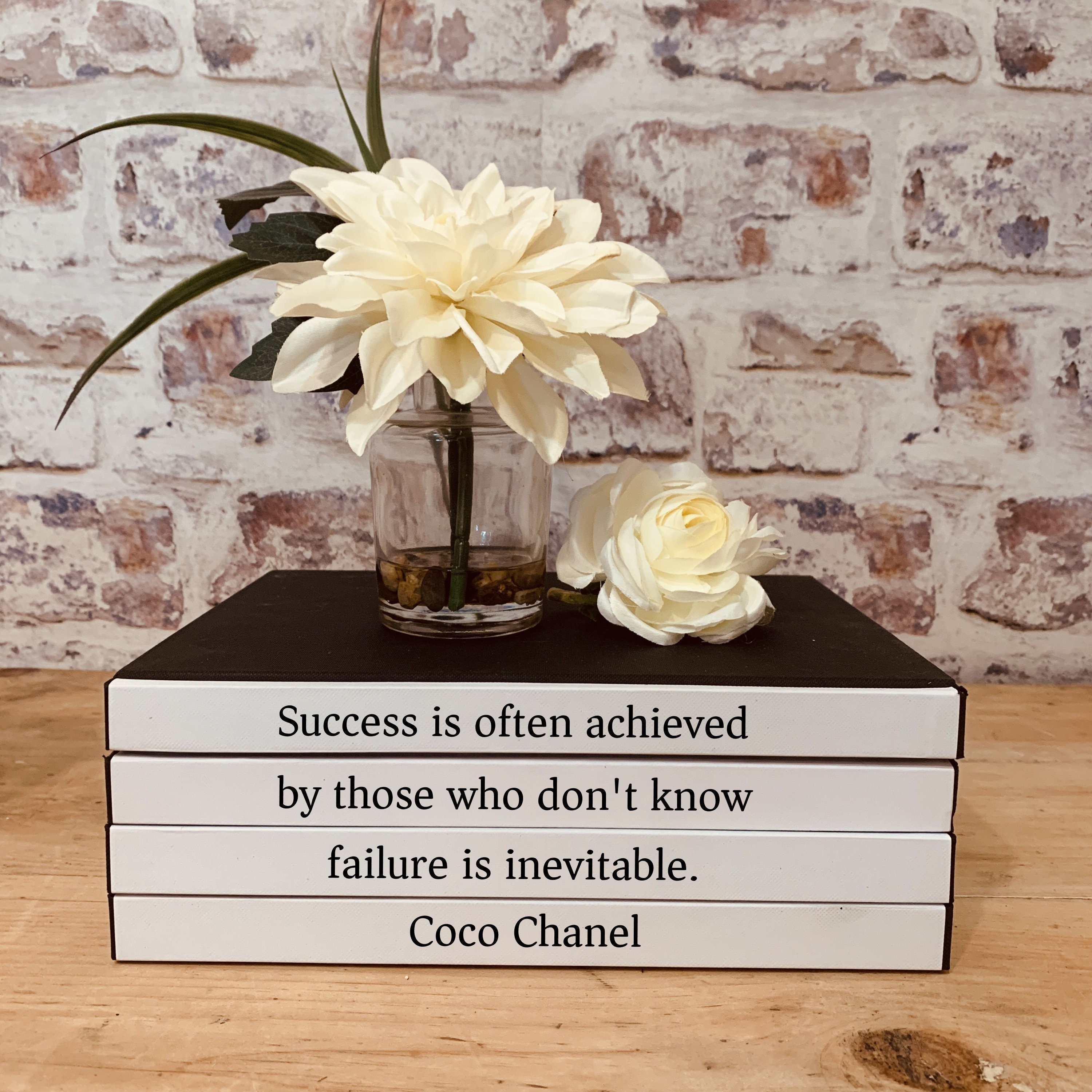 Coco Chanel Quote Decorative Book Set – The Well Appointed House