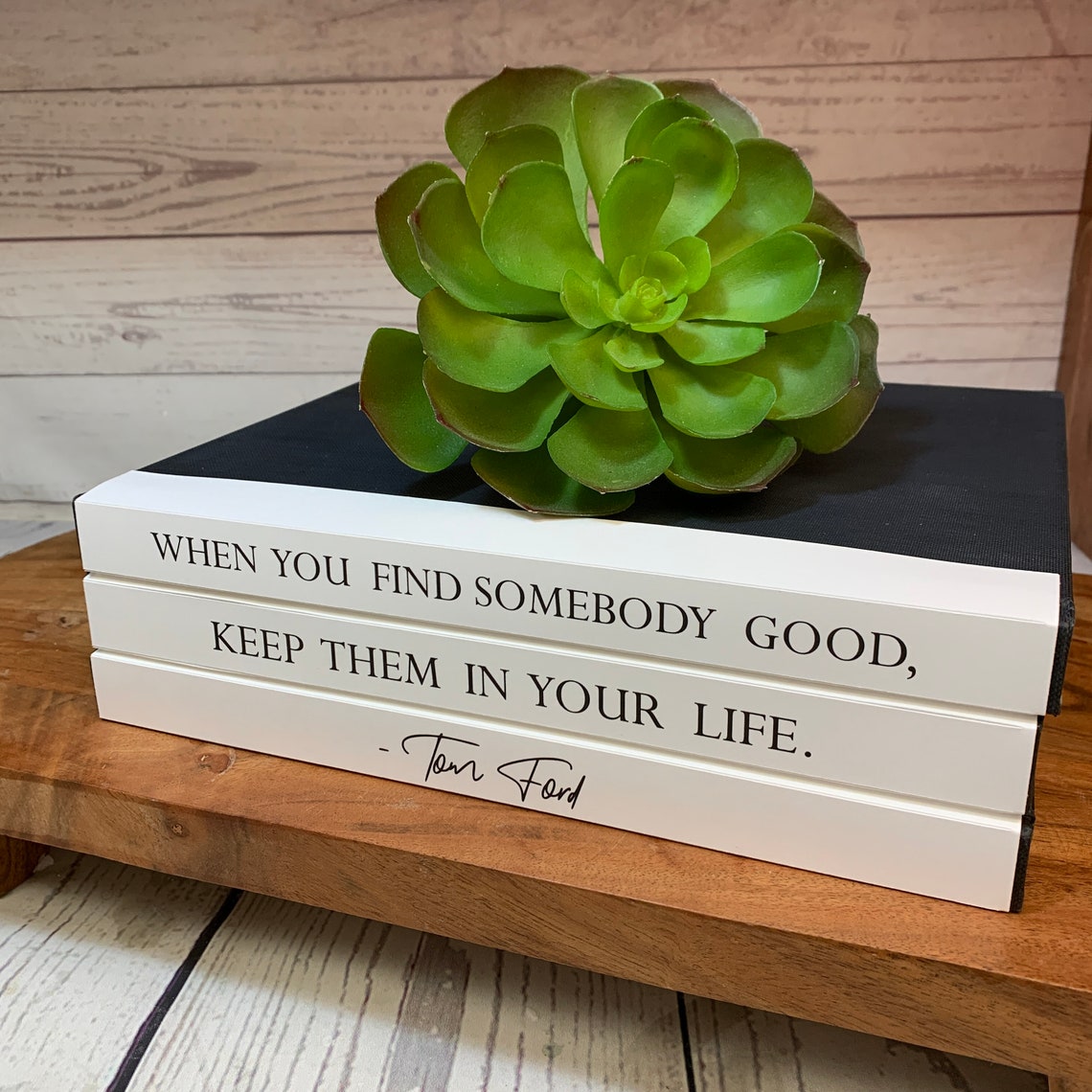 Tom Ford Decorative Designer Minimalist Book Stack Somebody Etsy