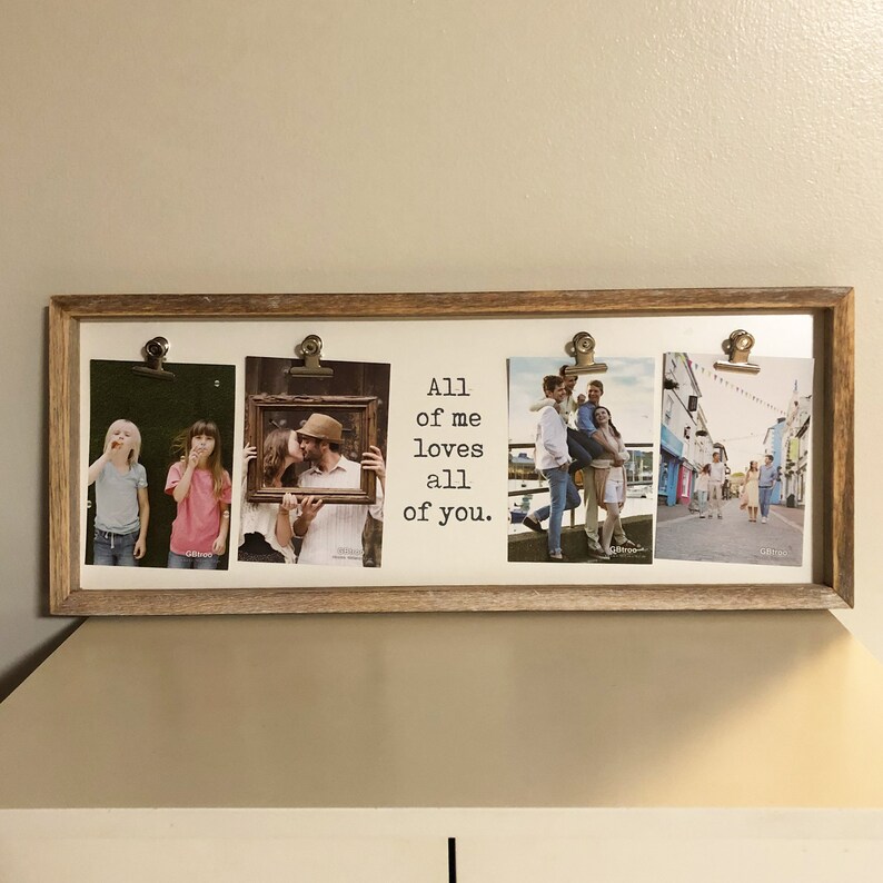 Personalized Picture Frame 4x6/custom Wood Family Photo Etsy