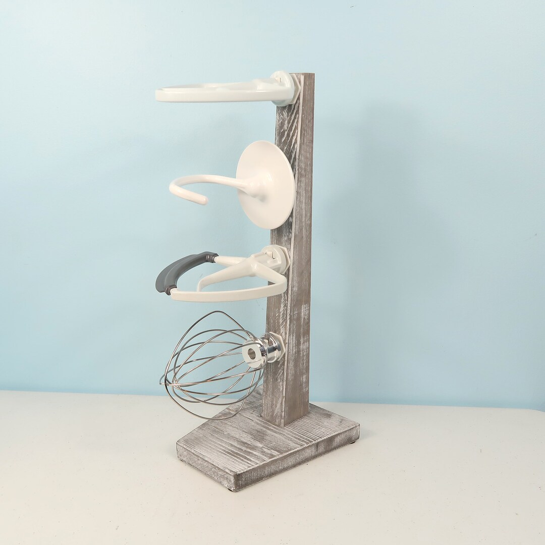 Rustic Kitchenaid Stand Mixer Attachment Wood Holders Etsy