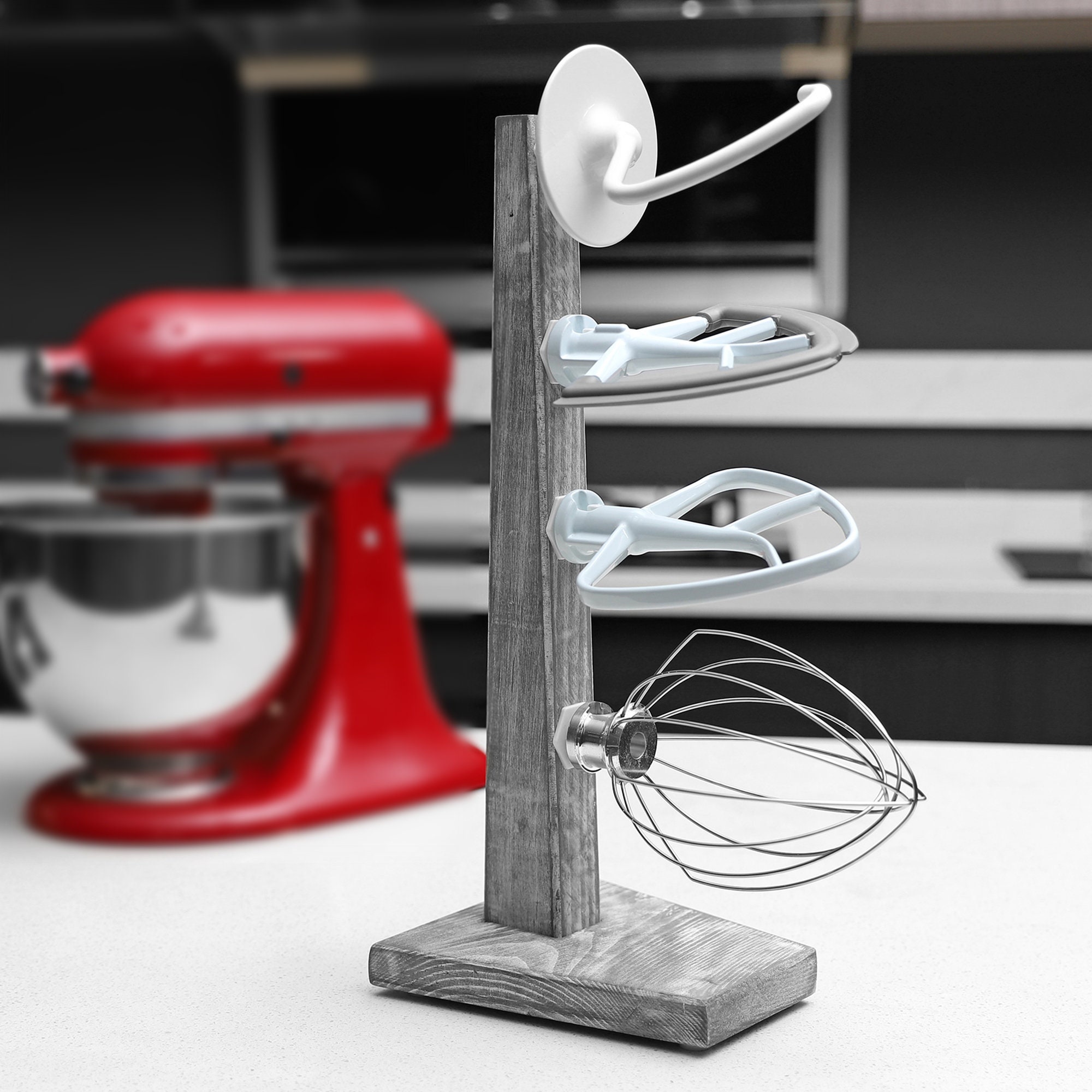 Rustic Kitchenaid Stand Mixer Attachment Wood Holders Etsy