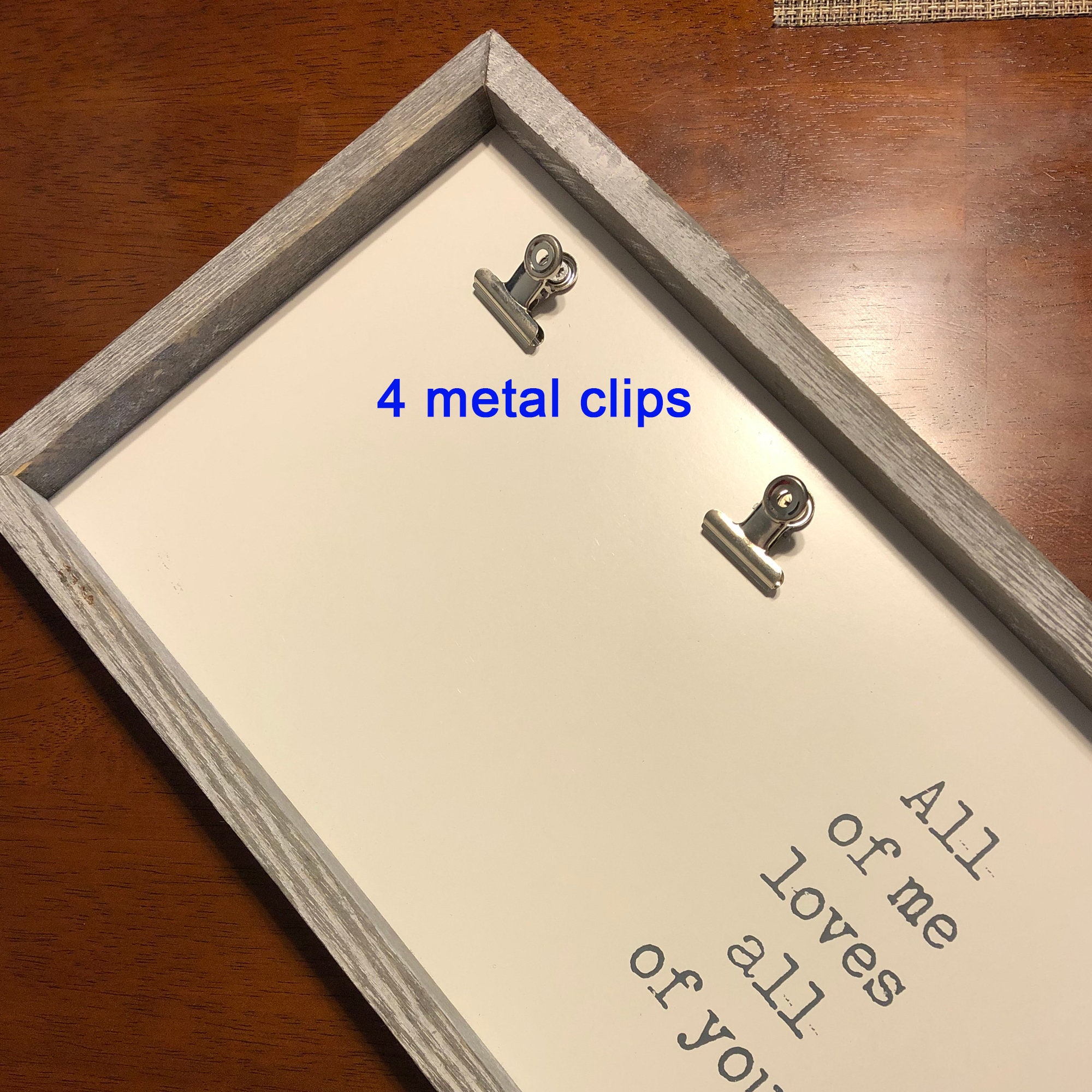 Personalized Rustic Wood Picture Frame Rustic Gray Picture Etsy