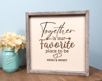 Engraved Wooden Sign: Custom Quote, Farmhouse Wall Decor
