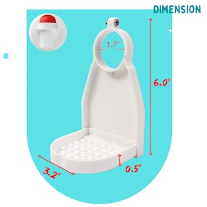 Large Laundry Soap Station, Laundry Detergent Stand, Detergent Drip Catcher, Liquid Detergent Dispenser for Laundry Room Organization image 5