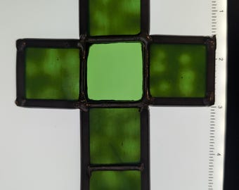 Cross of Green Squares