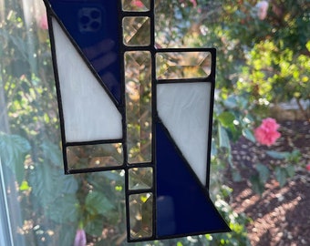 Dodgers Stained Glass Window Bling