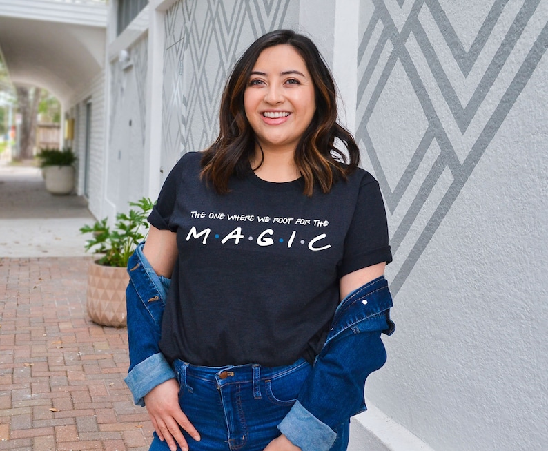 Magic Basketball Gear Birthday Gift Magic Tee Magic Shirt Magic Basketball T-Shirt The One Where We Root For The Magic Shirt